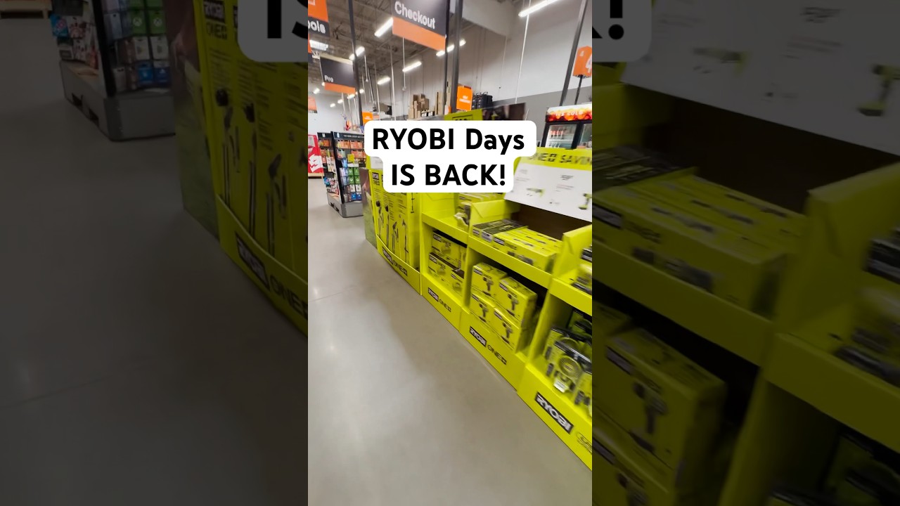 RYOBI Days FREE TOOL PROMO‼️