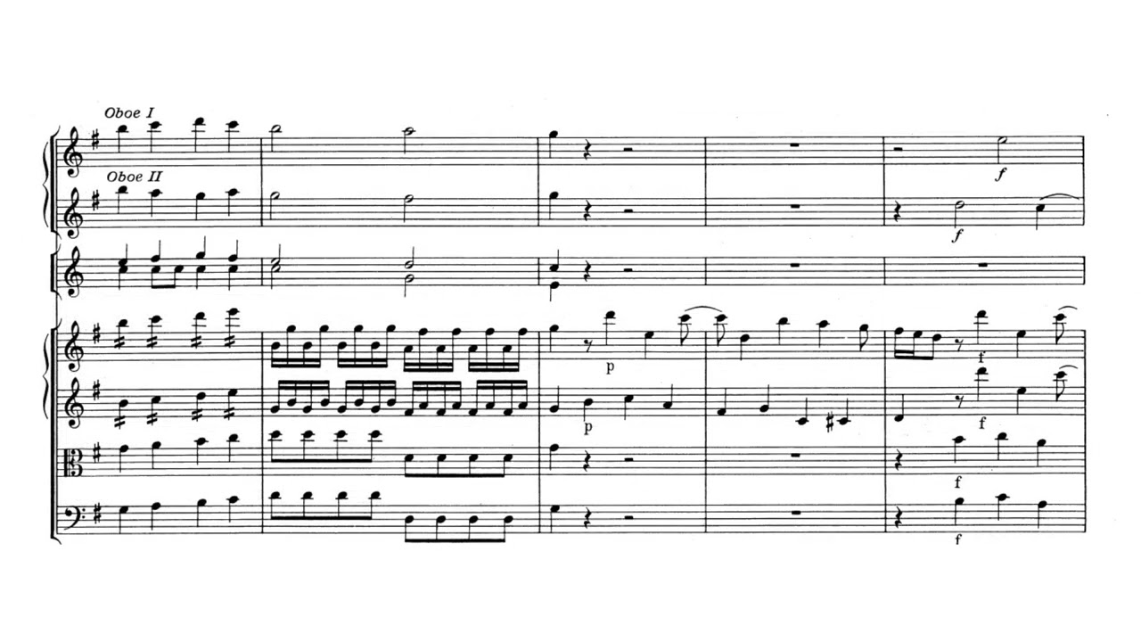 Mozart - Symphony 10 - Score