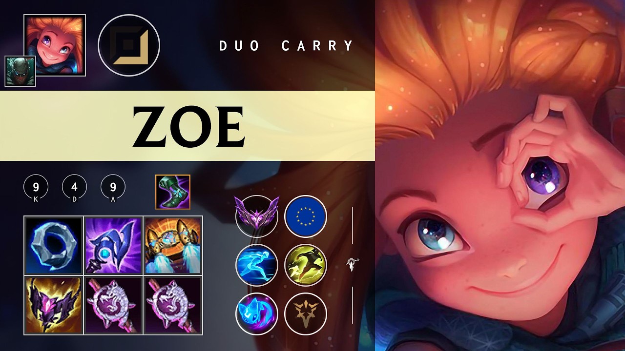 Zoe Carry vs Smolder - EUW Master Patch 26.07