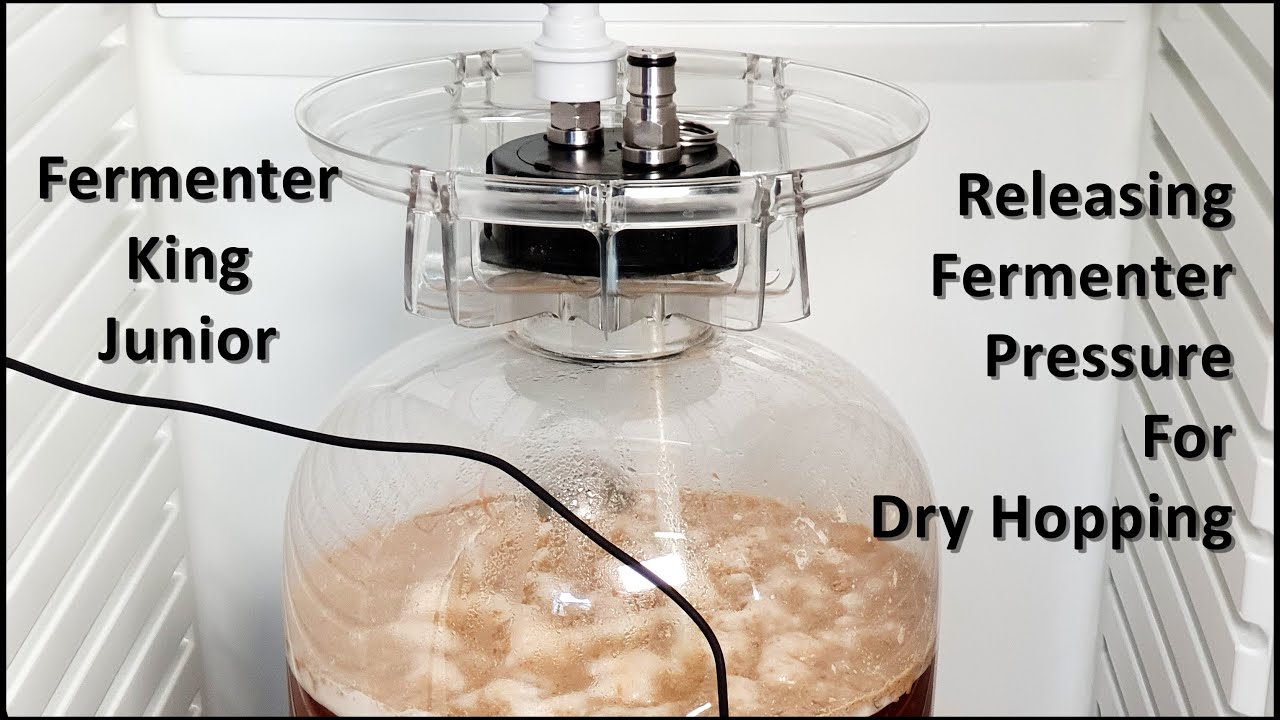 How to Release Pressure to Dry Hop in the Fermenter King Junior | Pressure Fermenting
