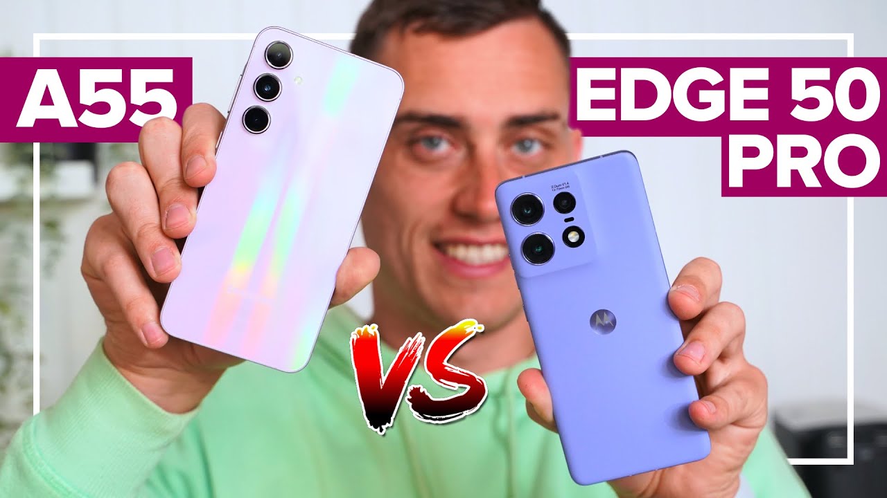 Samsung Galaxy A55 kontra Moto EDGE 50 Pro - pojedynek średniaków