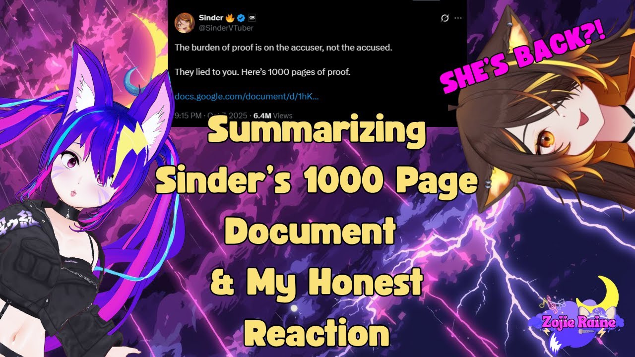 Summary of Sinder's 1000 Page Document: My Take & Honest Reaction