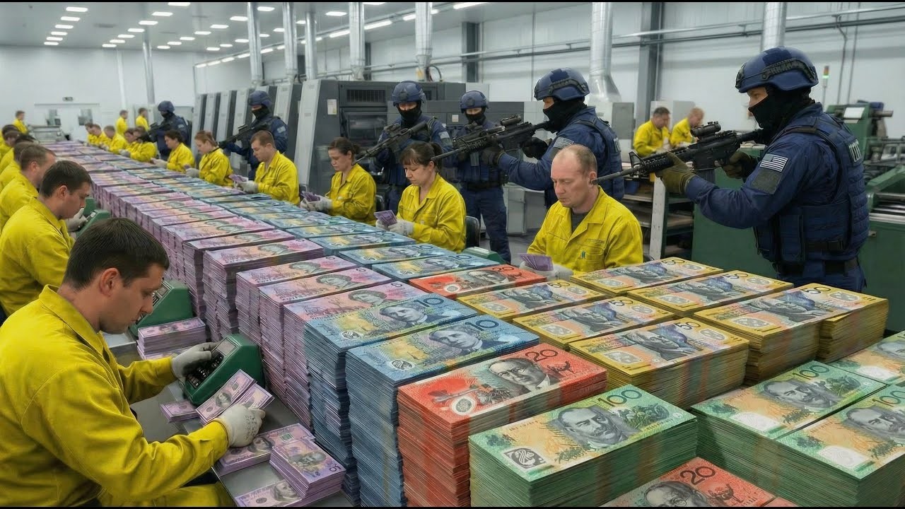 Inside Australia&rsquo;s Money Factory: How Polymer Banknotes Are Made (Full ASMR Process)