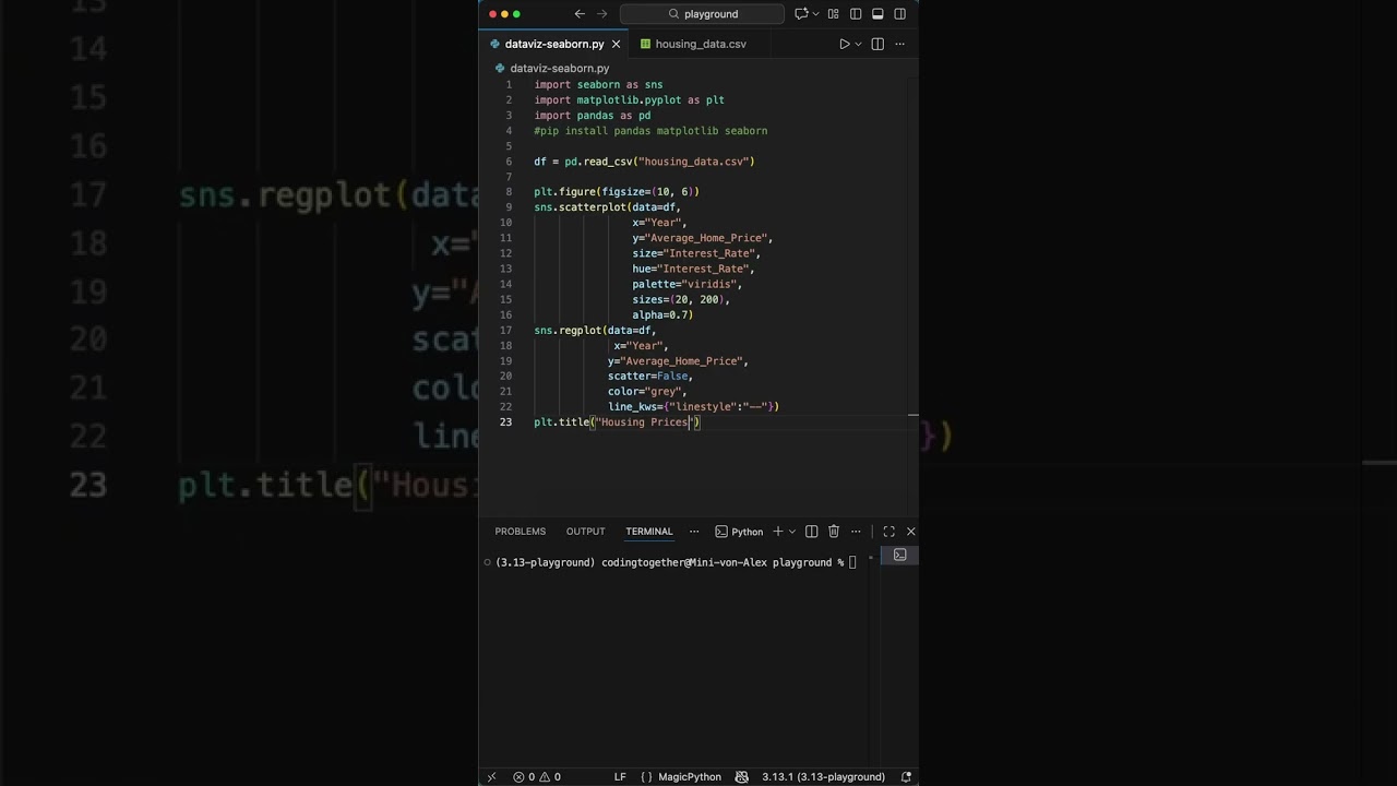 Python & Seaborn - Build an Interactive Data Viz App in Minutes!
