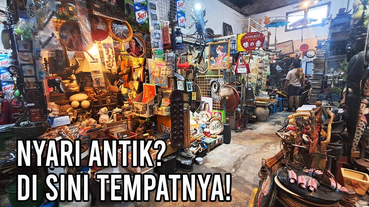 Masuk Lorong Nostalgia Petualangan di Pasar Antik