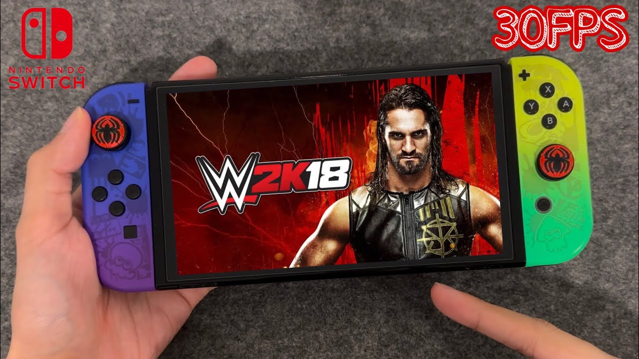 WWE 2K18 on Nintendo Switch Gameplay | Switch Oled Gameplay