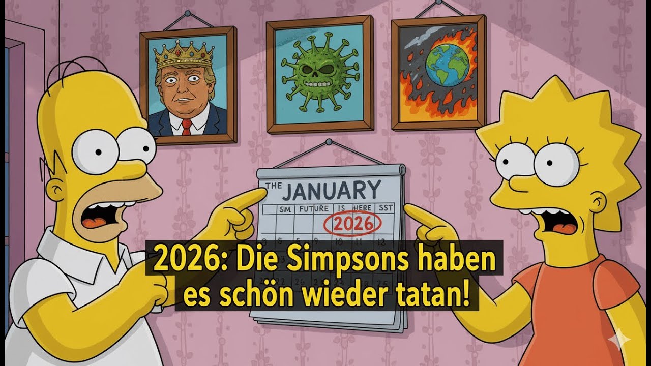 Die Simpsons 2026: 5 unheimliche Vorhersagen, die jetzt schon Angst machen