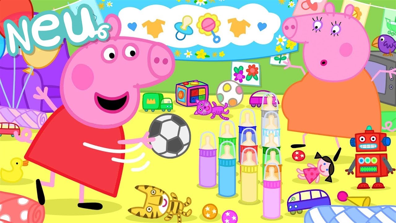 Peppa-Wutz-Geschichten 🧸 Die Babyparty 🍼 Videos für Kinder