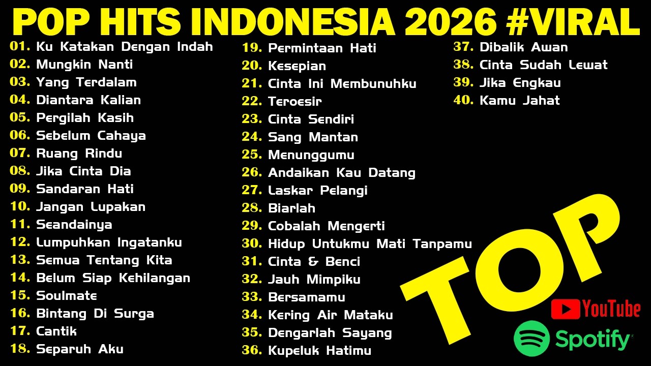 Lagu Santai Viral Tiktok 2026 — Lagu Pop Indonesia Terbaru 2026 | Pop Hits Indonesia 2026 #viral