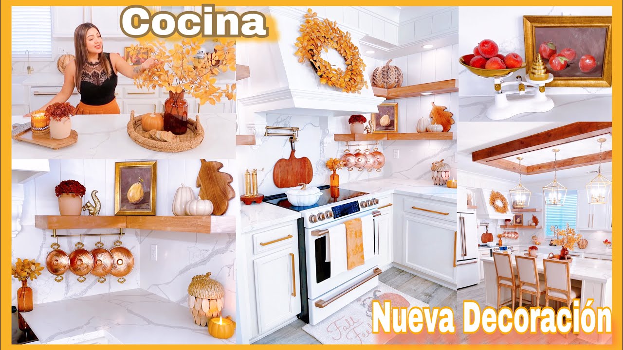 Decoración De Mi Cocina🍂 -Nuevos Cambios Para Otoño 2023🍂 Fall Kitchen Decor