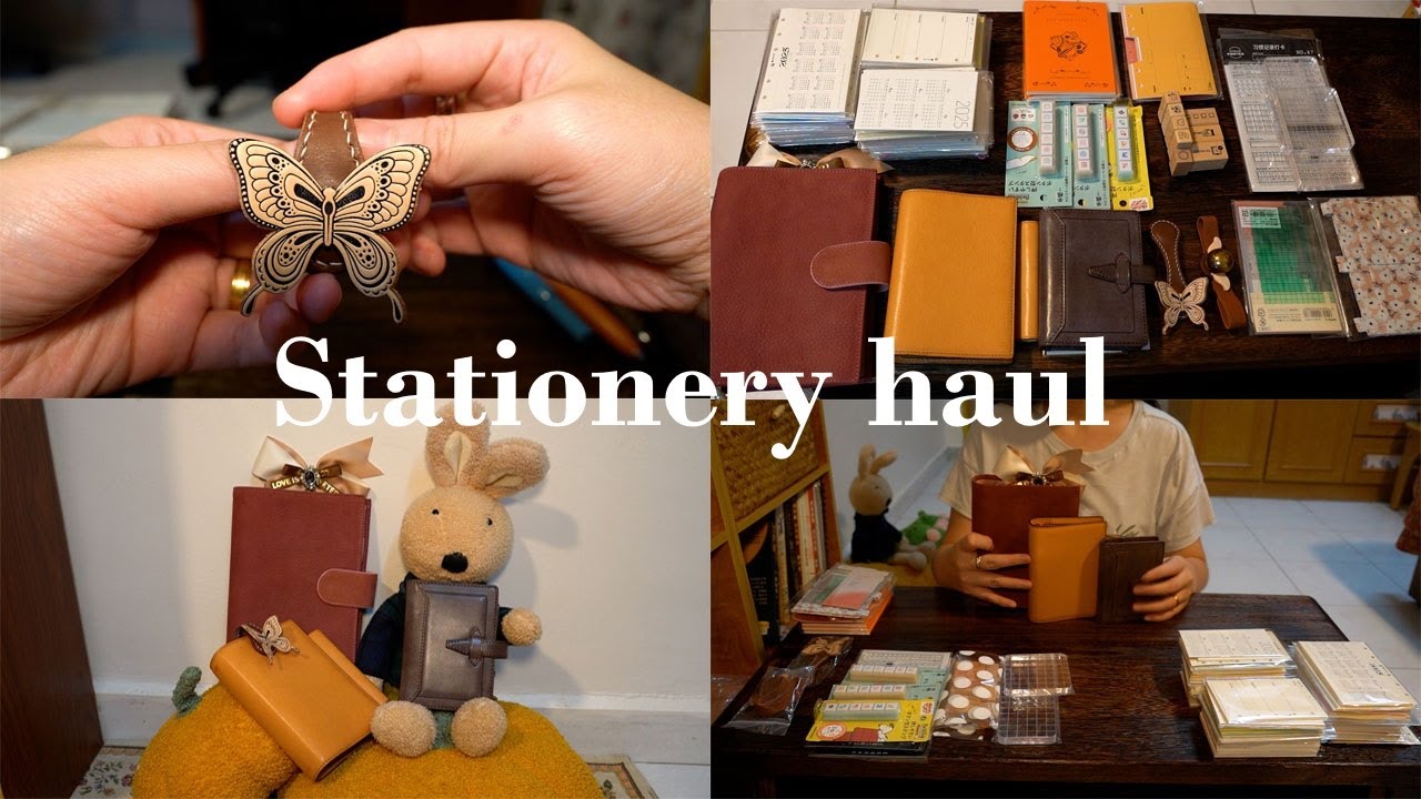 Stationery haul for planner lover | Brelio A7 planner, Davinci A8 roroma, A6 planner,