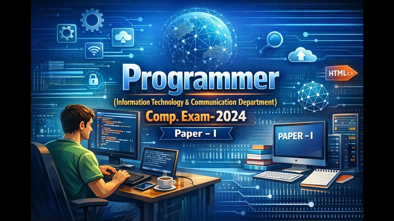 RPSC Programmer (Information Technology & Communication Department) Comp. Exam- 2024