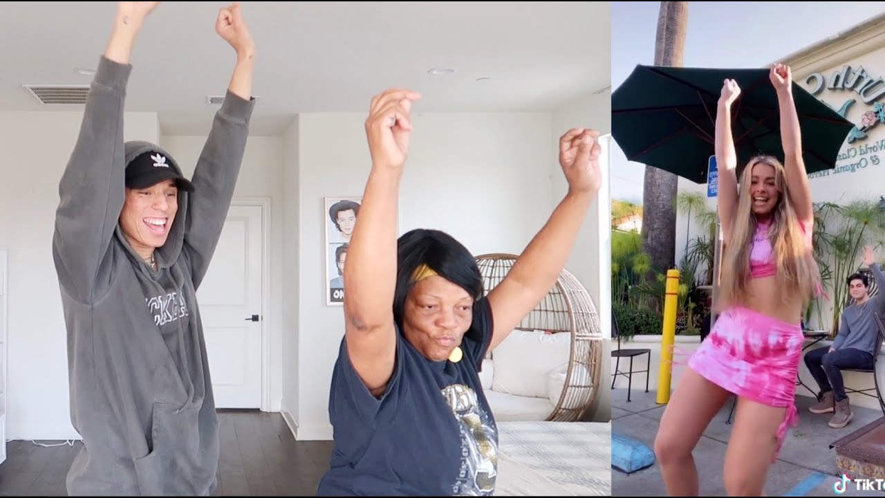TEACHING MY GRANDMA TIKTOK DANCES