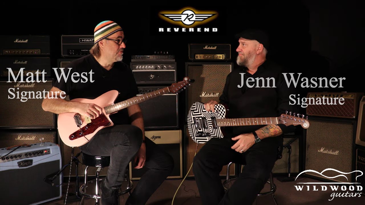 The Reverend Jenn Wasner and Matt West Signature Guitars  •  Wildwood Guitars  •  SN: JenAndMatt