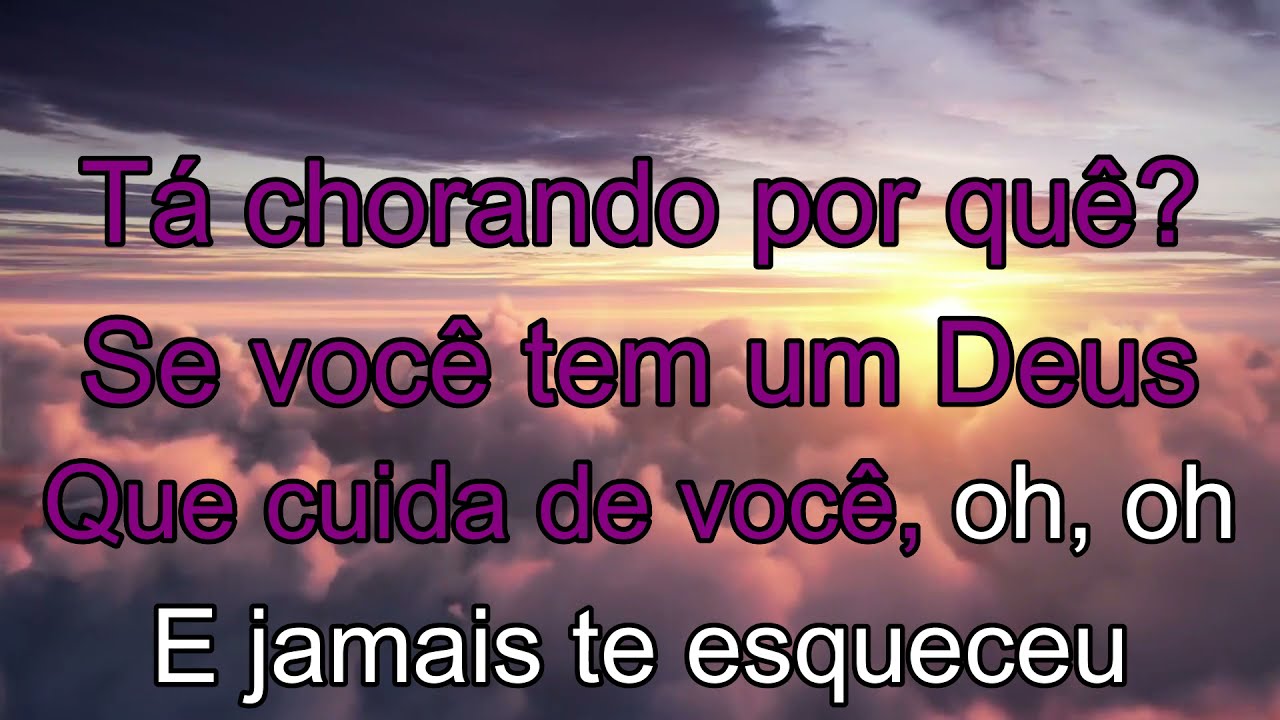 Tá Chorando Porquê playback karaokê