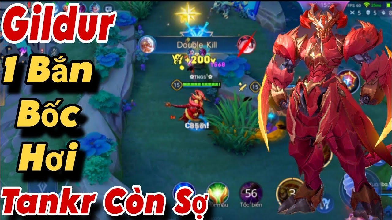 Gildur Full Ph&eacute;p H&agrave;nh Tr&igrave;nh Leo Top Gildur Với Build Ph&eacute;p Một Chưởng Tankr C&ograve;n Phải Bốc Hơi