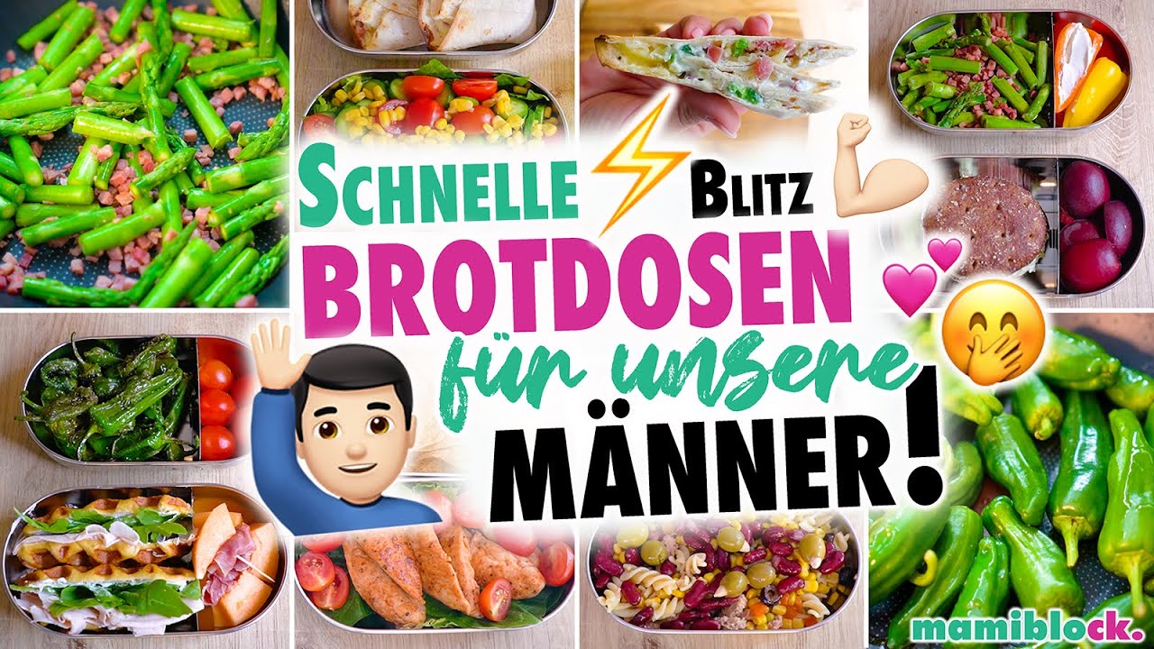 Brotdosen für Mama & Papa 😃❤️ | Eine Woche Mittagessen 2 Go | Lunchbox - Ideen | mamiblock