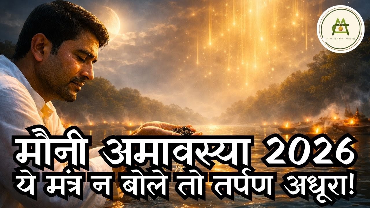 मौनी अमावस्या 2026 में तर्पण के सिद्ध मंत्र | पितृ दोष से मुक्ति का शास्त्र अनुसार उपाय#viralvideo