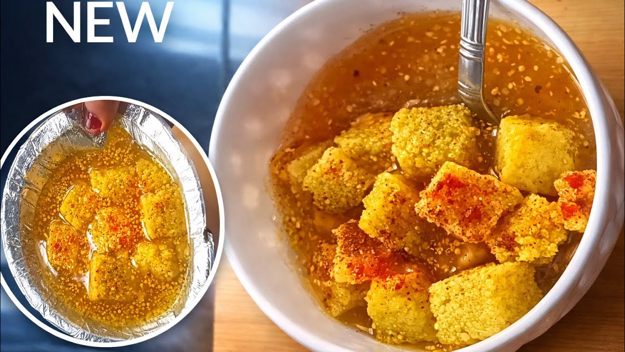 STEAMED MOONG kanji/ बिना तेल का नाश्ता