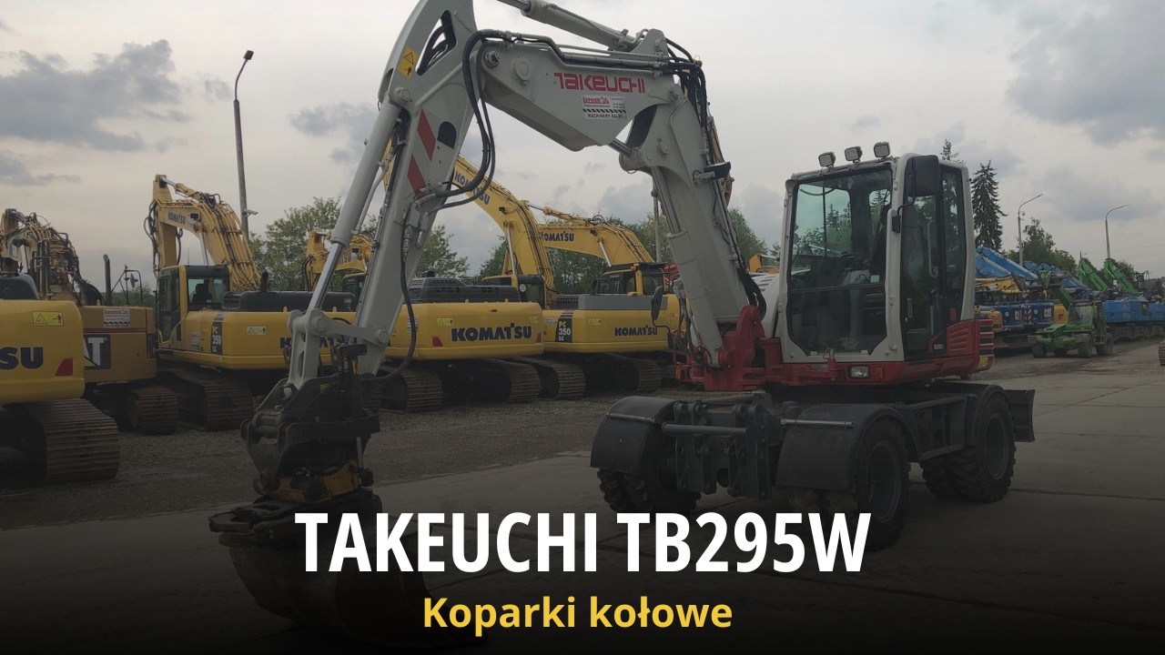 Koparka kołowa Takeuchi TB295W 2016r.