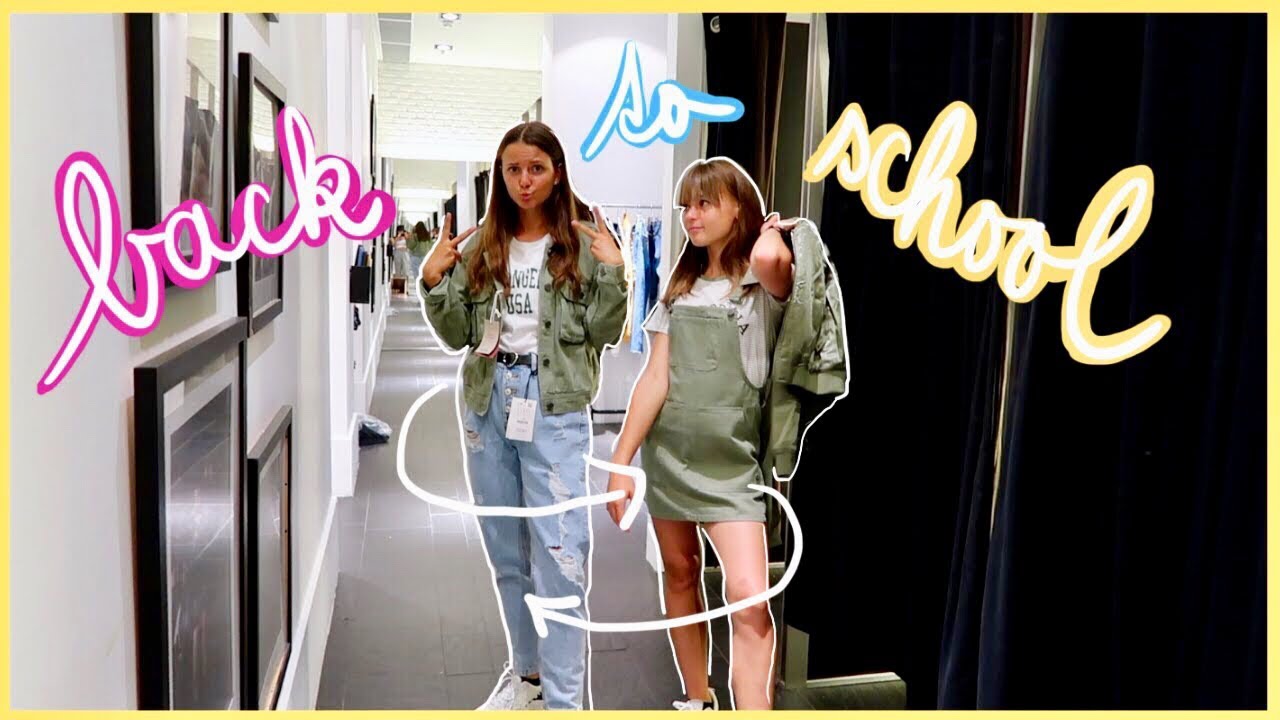 NAKUPUJEM BACK TO SCHOOL OUTFITY KAMARÁTKE cz/sk | w Týna📚