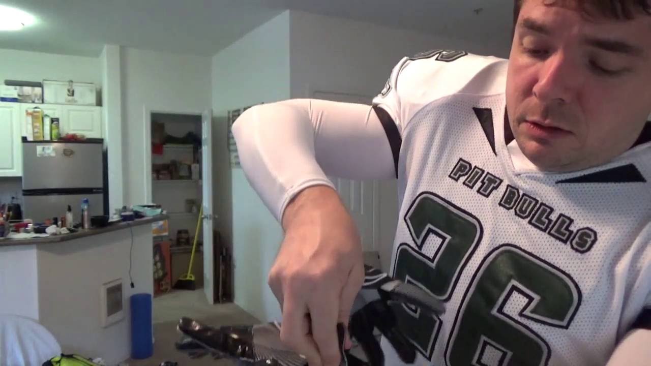 Football Uniform suit up (away colors) 06-17-2016