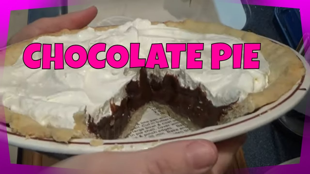 OLD FASHIONED CHOCOLATE PIE