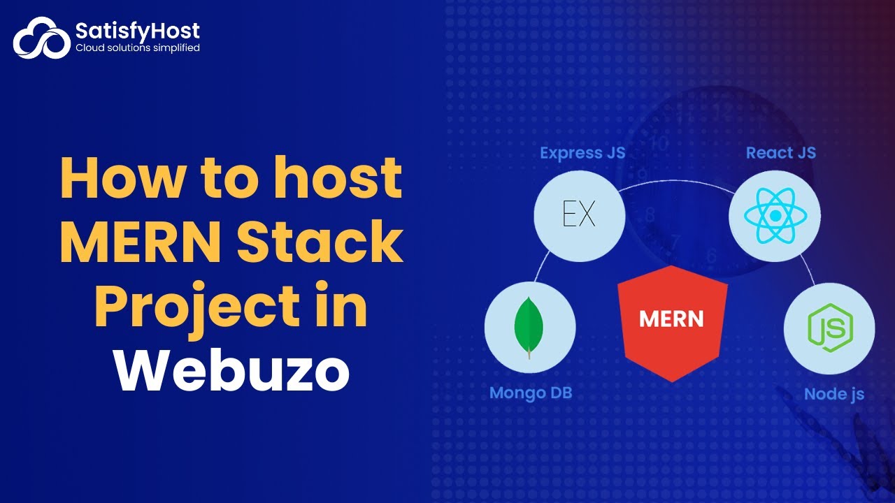How to host MERN Stack project in Webuzo