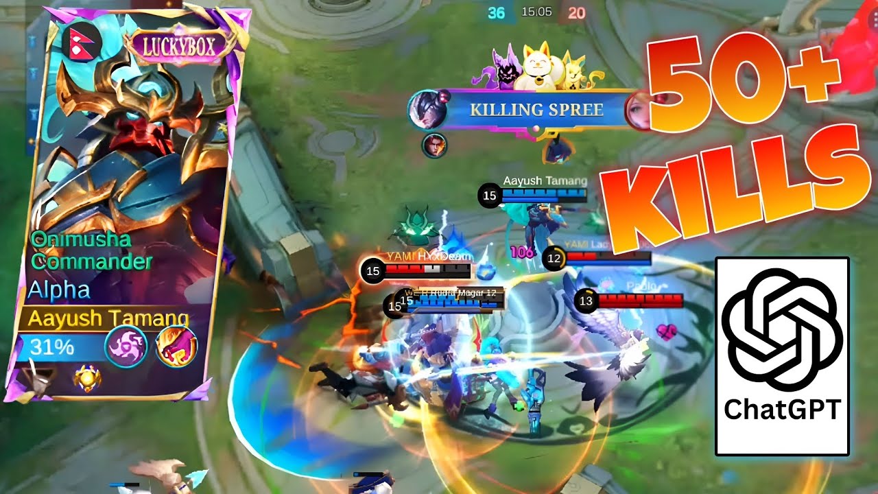 I ASKED CHATGPT FOR BUILD AND THIS HAPPEN😱//INSANE DAMAGE🔥//MONSTER ALPHA👹//TRY THIS BUILD GUYS🥰