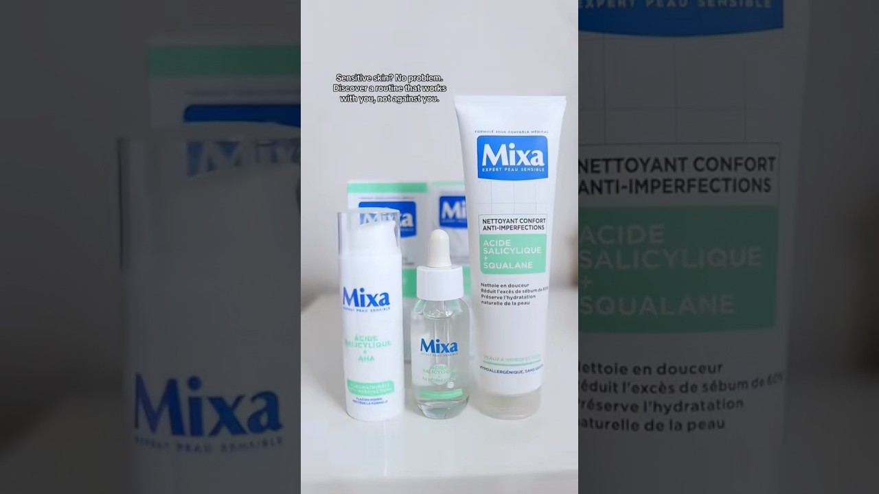 Affordable Skincare Routine for Oily & Sensitive Skin | Mixa Anti-Imperfections Review