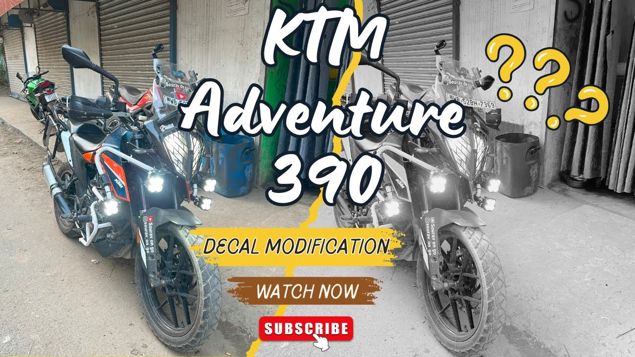 KTM Adventure 390 wrap | Decals | @crdecalsdesigns @EvilLittleCustoms #ktmadventure390