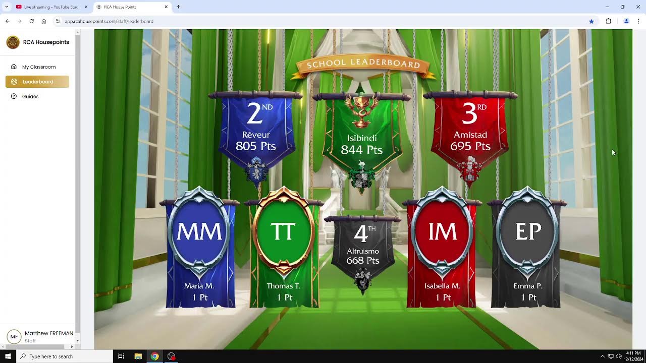 Discovery Key Elementary School RCA Leaderboard Stream