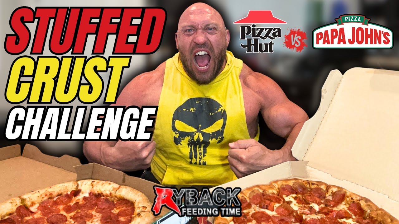 Ryback Moderates Pizza Hut Vs Papa John’s Pepperoni Stuffed Crust Challenge!