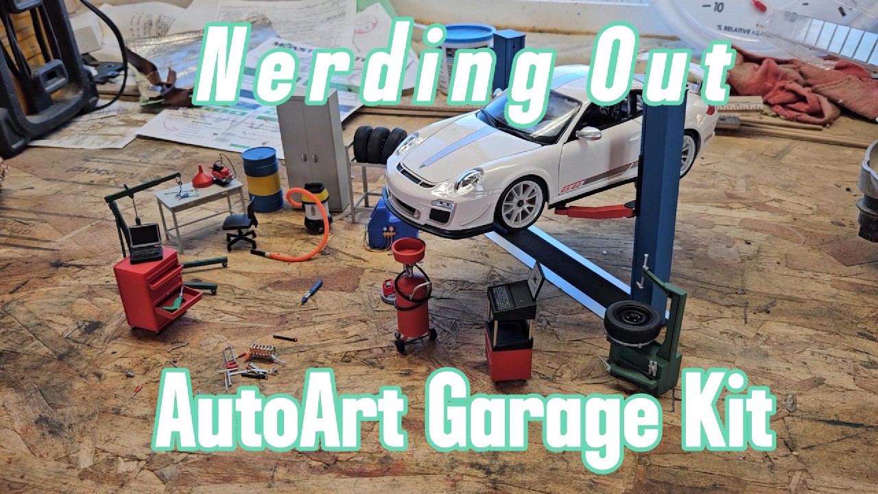 AUTOart Garage Kit Version 2 Unboxing (1:18) &mdash; Full Shop Setup & Display Upgrade
