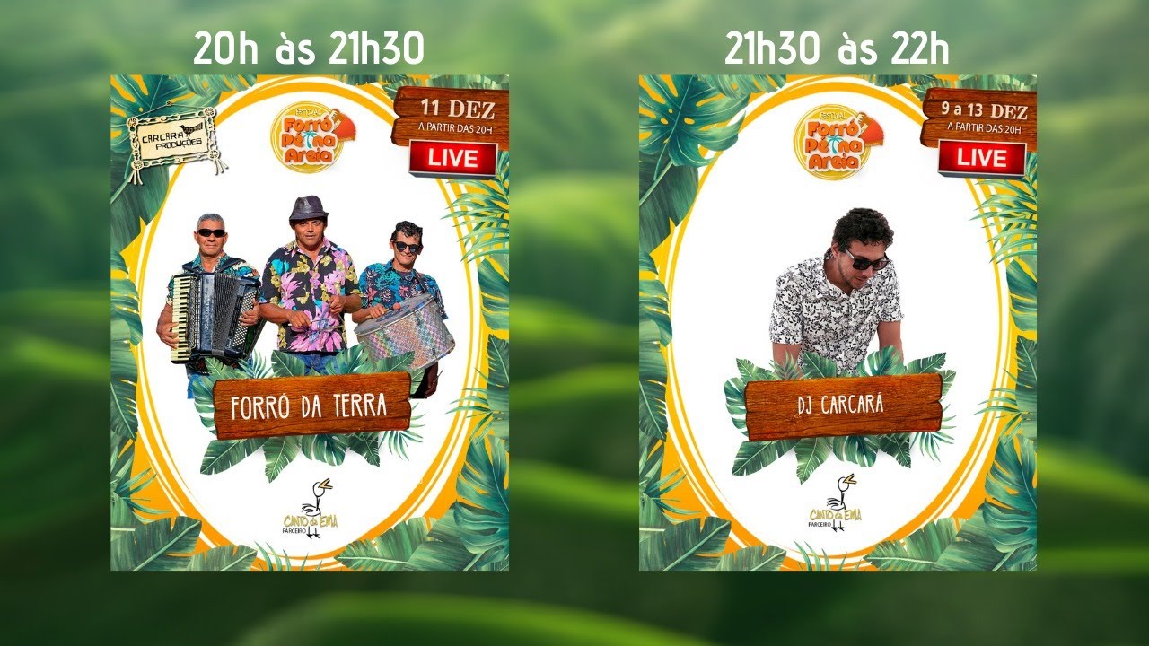 Festival Online Forró Pé na Areia - Forró da Terra - DJ Carcará