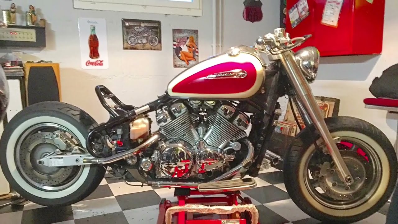 Création Bobber sur base de Yamaha Royale Star de 1996