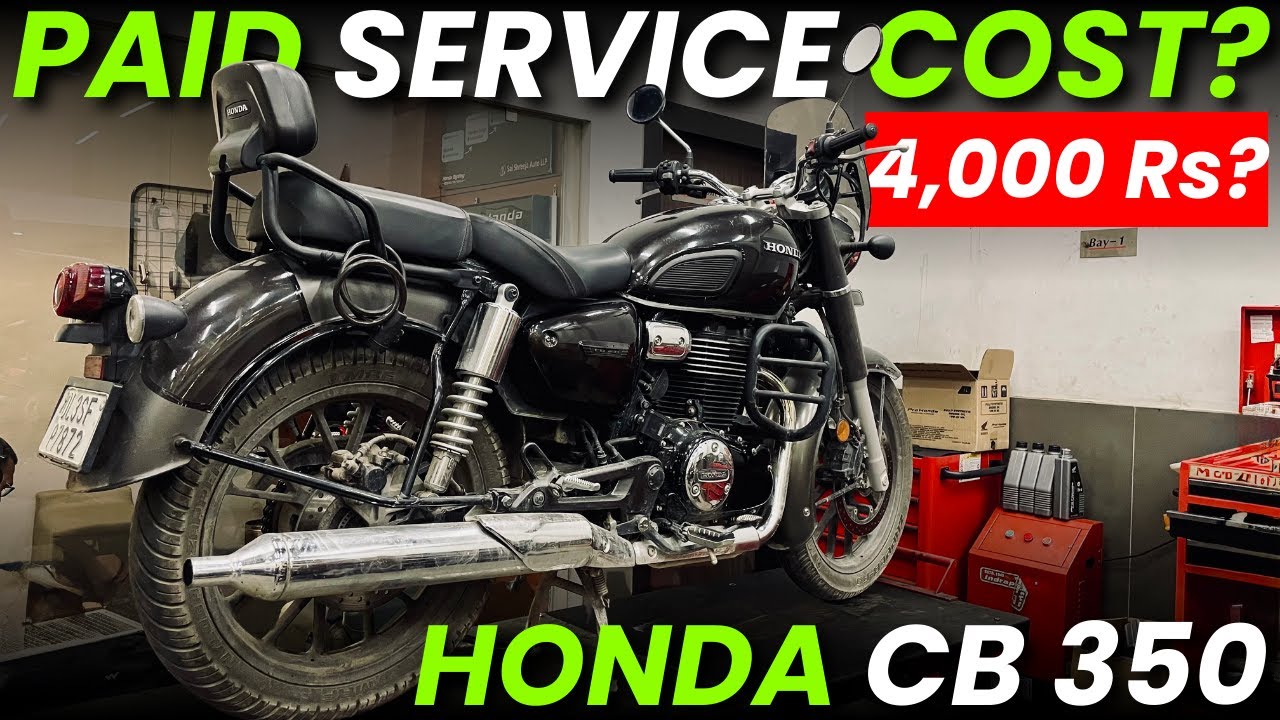Unbelievable : Honda CB 350 Paid Service Cost || Honda CB 350