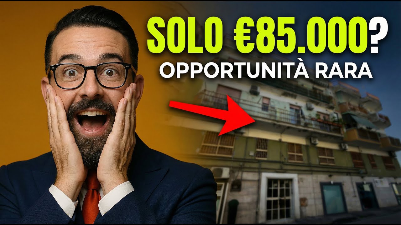 Bilocale €85.000 a Frattamaggiore 55 mq Abitabile da Subito con Balconata su Strada 