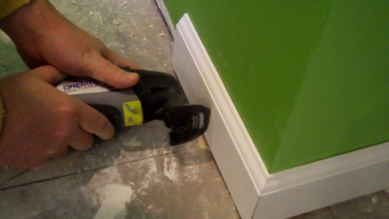 Cutting trim with the Dremel Multi-Max