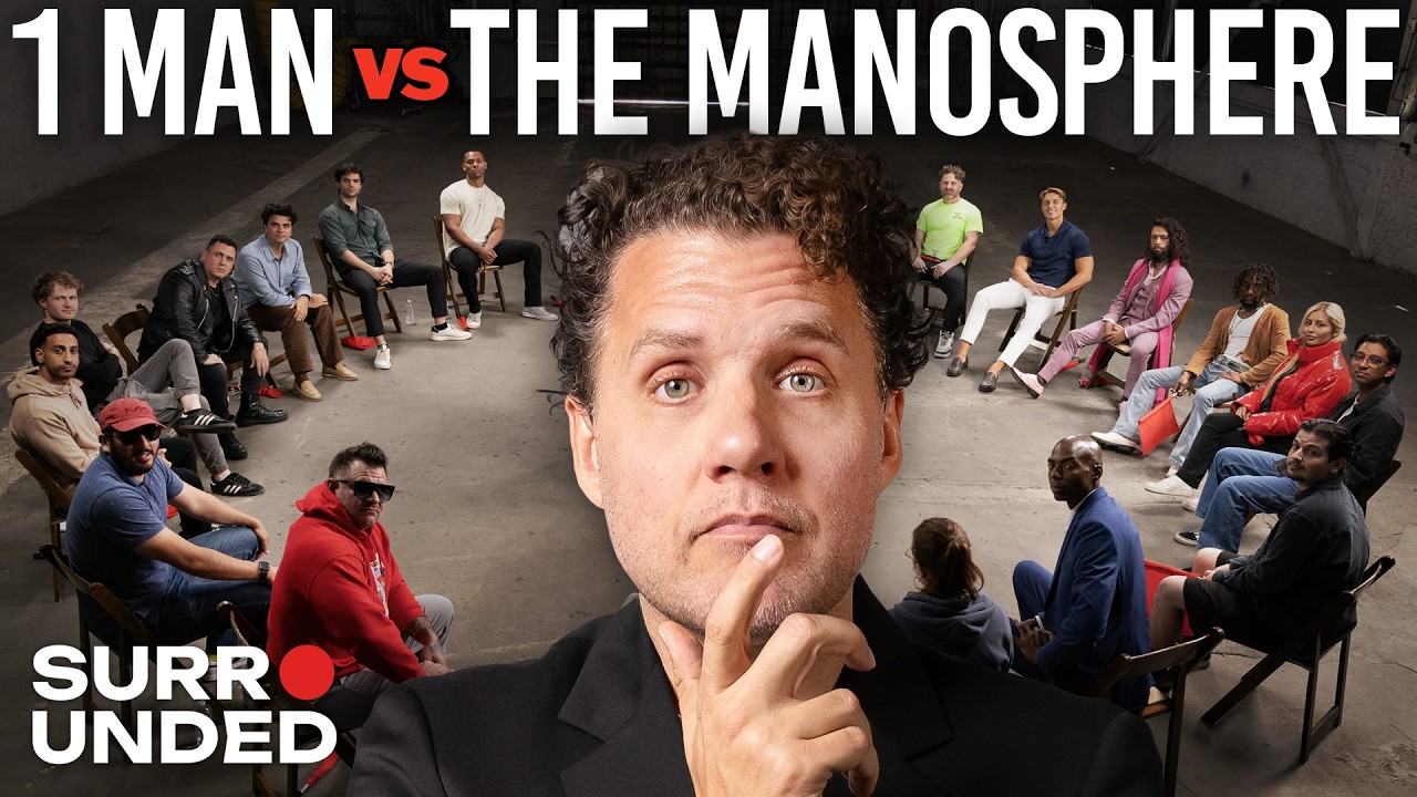 1 Anti-Manosphere vs 20 Manosphere (ft. Mark Manson) | Surrounded