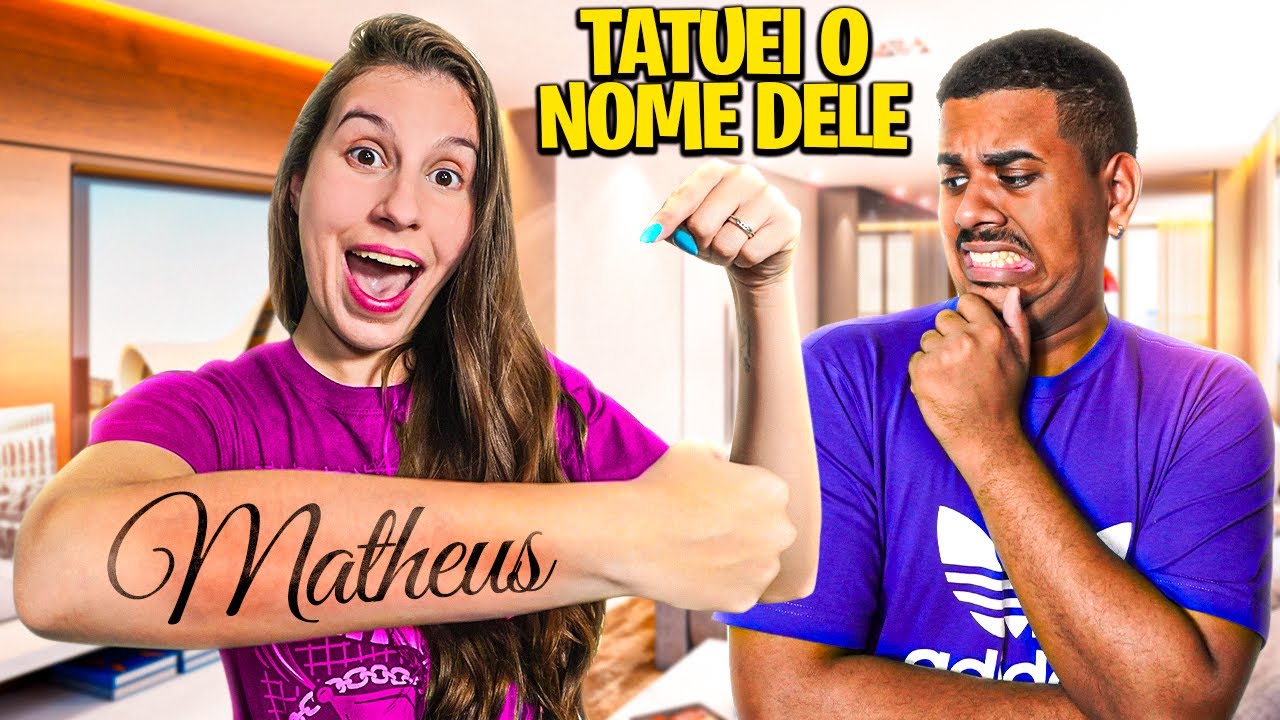 TATUEI O NOME DO MEU NAMORADO E ELE ODIOU!