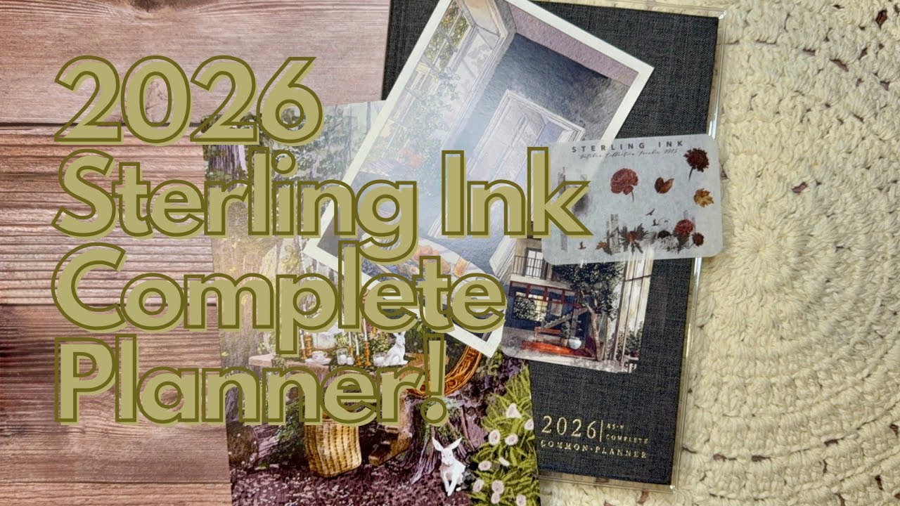 2026 STERLING INK UNBOXING AND FLIP THROUGH | A5 Vertical Complete Planner