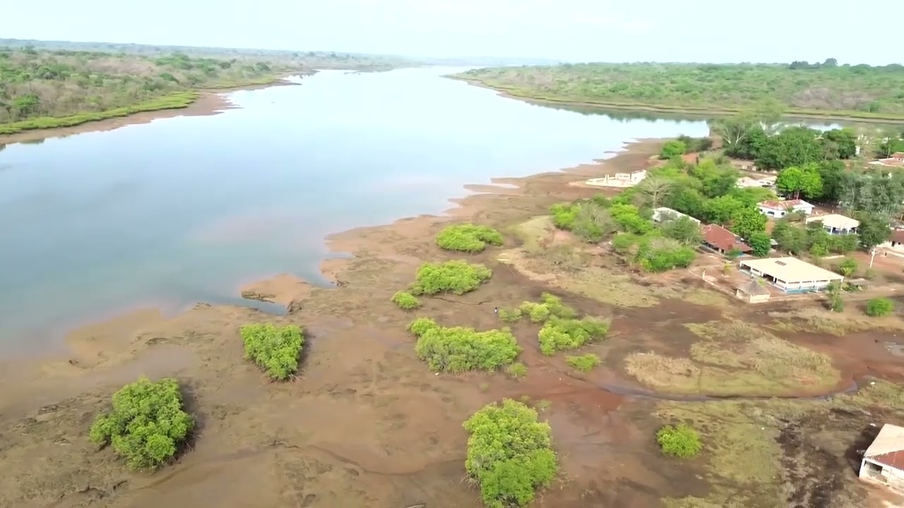 VISTA AÉREA DA CIDADE DE BUBA - GUINÉ BISSAU
