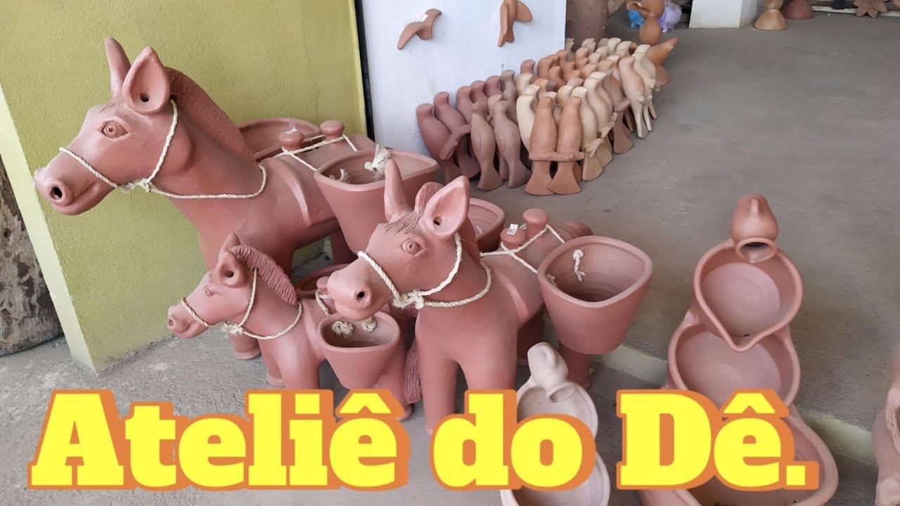 Ateliê do Dê Artesanato na cidade de Tracunhaém Pernambuco #atelier #barro