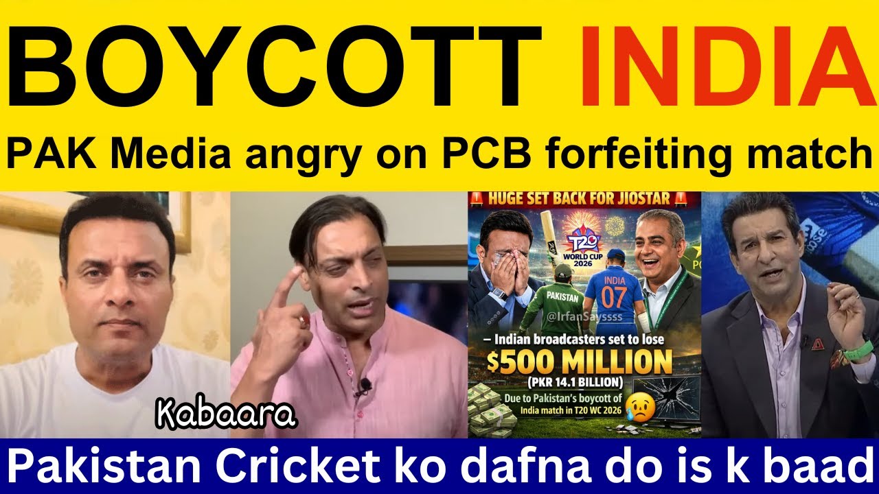 😡 Ramiz Raja angry on Mohsin Naqvi boycott India match | Pak Media on IND vs PAK T20 World Cup 2026
