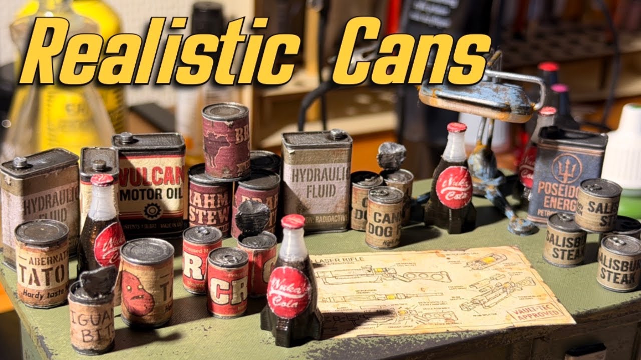 Fast & Easy Aluminium Cans Tutorial for Dioramas