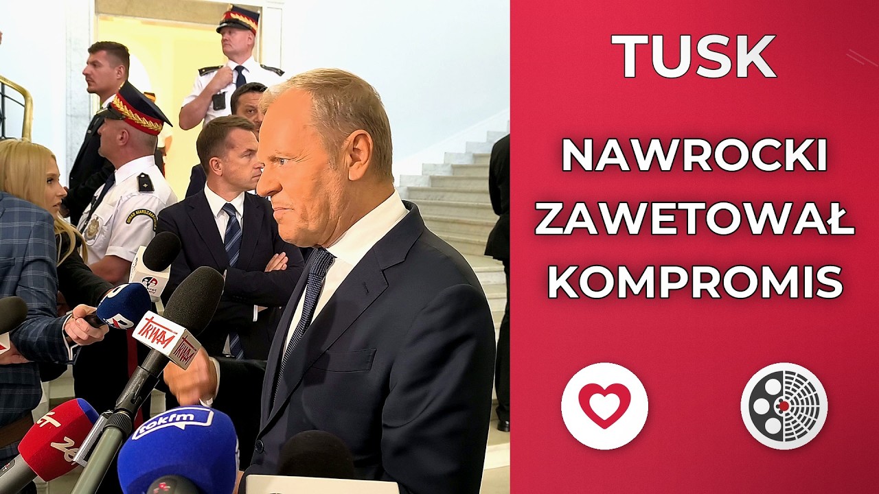 Donald Tusk ostro o wecie Nawrockiego i ustawie