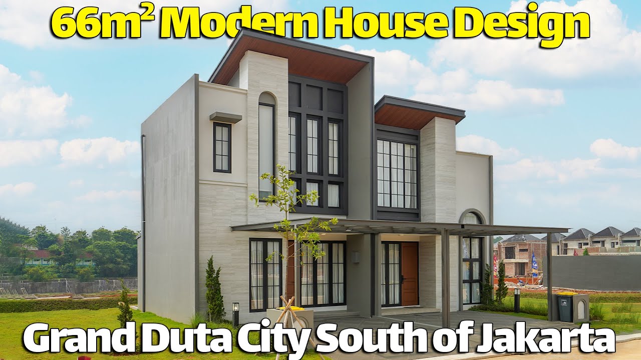 Desain Rumah Modern: Cuma 66m2 Tp Muat 3 Kamar! Grand Duta City SOJ