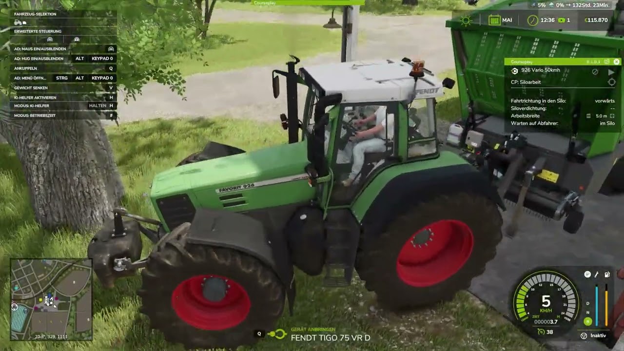 Ein neuer Dresche auf unserer Farm und die erste Gras Ernte #11