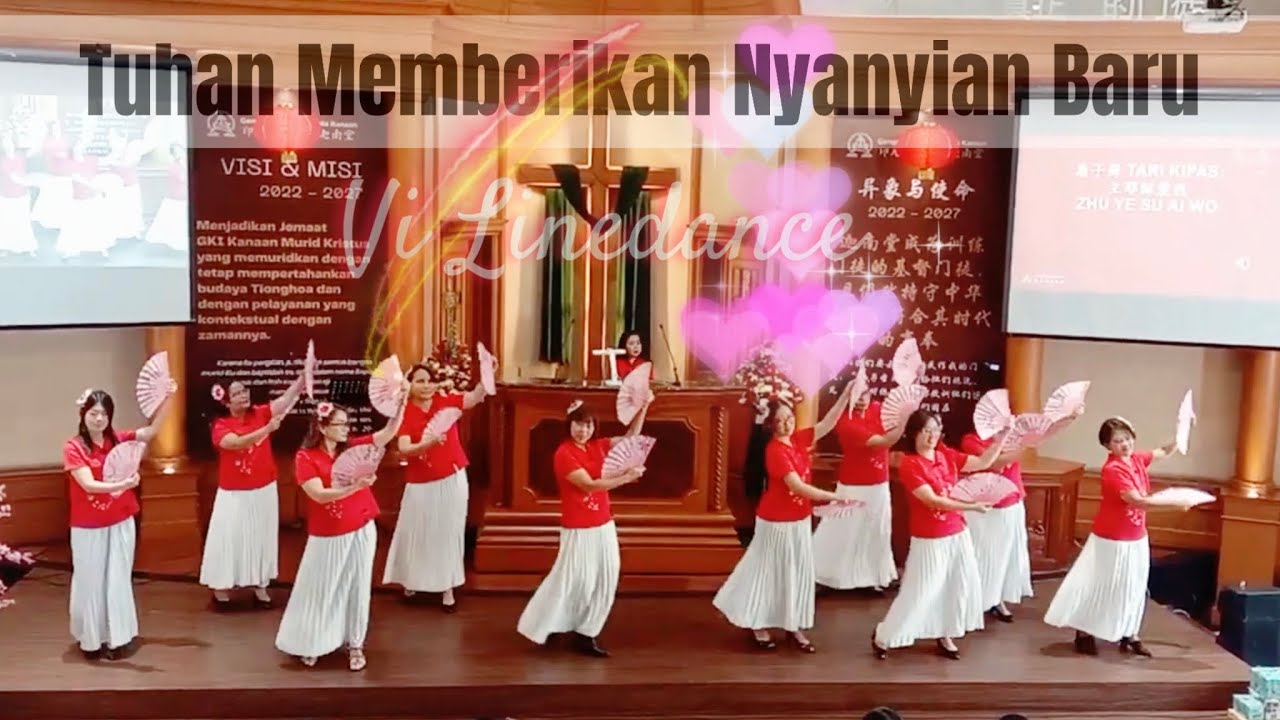 TUHAN MEMBERIKAN NYANYIAN BARU (CU YE SU AI WO) - LINEDANCE